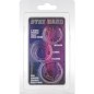 SEVEN CREATIONS - SET OF THREE LILAC PENIS RINGS SEVEN CREATIONS - SET OF THREE LILAC PENIS RINGS