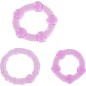 SEVEN CREATIONS - SET OF THREE LILAC PENIS RINGS SEVEN CREATIONS - SET OF THREE LILAC PENIS RINGS