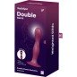 SATISFYER - DILDO EN SILICONE DOUBLE BALL-R BLEU SATISFYER - DILDO EN SILICONE DOUBLE BALL-R BLEU