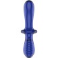 SATISFYER - GODE DOUBLE CRISTAL BLEU