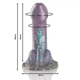 EPIC - BASILISK DILDO DOPPELT SCHUPPIG VERGNÜGEN, KLEINE GRÖSSE
