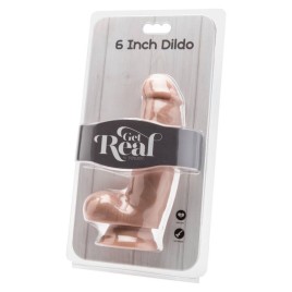GET REAL - DILDO 12 CM MIT HOLENHAUT