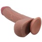 PRETTY LOVE - SLIDING SKIN SERIES REALISTIC DILDO WITH SLIDING SKIN SUCTION CUP BROWN 23.4 CM PRETTY LOVE - SLIDING SKIN SERIES REALISTIC DILDO WITH SLIDING SKIN SUCTION CUP BROWN 23.4 CM