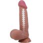 PRETTY LOVE - SÉRIE SLIDING SKIN GODE RÉALISTE AVEC VENTOUSE COULISSANTE PEAU BRUN 20,6 CM PRETTY LOVE - SÉRIE SLIDING SKIN GODE RÉALISTE AVEC VENTOUSE COULISSANTE PEAU BRUN 20,6 CM
