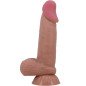 PRETTY LOVE - SÉRIE SLIDING SKIN GODE RÉALISTE AVEC VENTOUSE COULISSANTE PEAU BRUN 19,4 CM PRETTY LOVE - SÉRIE SLIDING SKIN GODE RÉALISTE AVEC VENTOUSE COULISSANTE PEAU BRUN 19,4 CM