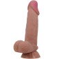 PRETTY LOVE - SÉRIE SLIDING SKIN GODE RÉALISTE AVEC VENTOUSE COULISSANTE PEAU BRUN 19,4 CM PRETTY LOVE - SÉRIE SLIDING SKIN GODE RÉALISTE AVEC VENTOUSE COULISSANTE PEAU BRUN 19,4 CM