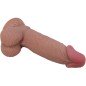 PRETTY LOVE - SÉRIE SLIDING SKIN GODE RÉALISTE AVEC VENTOUSE COULISSANTE PEAU BRUN 19,4 CM PRETTY LOVE - SÉRIE SLIDING SKIN GODE RÉALISTE AVEC VENTOUSE COULISSANTE PEAU BRUN 19,4 CM