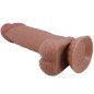 PRETTY LOVE - SÉRIE SLIDING SKIN GODE RÉALISTE AVEC VENTOUSE COULISSANTE PEAU BRUN 19,4 CM PRETTY LOVE - SÉRIE SLIDING SKIN GODE RÉALISTE AVEC VENTOUSE COULISSANTE PEAU BRUN 19,4 CM