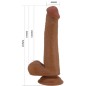 PRETTY LOVE - DILDO REALISTICO ALTO 22 CM MARRONE PRETTY LOVE - DILDO REALISTICO ALTO 22 CM MARRONE