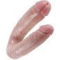 KING COCK - GODE DOUBLE PÉNÉTRATION 17.8 CM NATUREL KING COCK - GODE DOUBLE PÉNÉTRATION 17.8 CM NATUREL