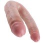 KING COCK - GODE DOUBLE PÉNÉTRATION 17.8 CM NATUREL KING COCK - GODE DOUBLE PÉNÉTRATION 17.8 CM NATUREL
