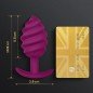G-VIBE - GPLUG TWIST 2 PLUG ANAL VIOLET G-VIBE - GPLUG TWIST 2 PLUG ANAL VIOLET