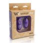 WOMANVIBE - ALSAN EGG TELECOMMANDE NOIR SILICONE VIOLET WOMANVIBE - ALSAN EGG TELECOMMANDE NOIR SILICONE VIOLET