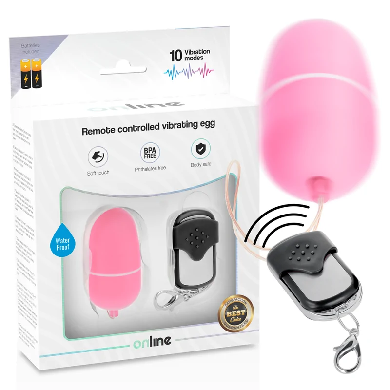 ONLINE - OEUF VIBRANT TÉLÉCOMMANDE M ROSE ONLINE - OEUF VIBRANT TÉLÉCOMMANDE M ROSE