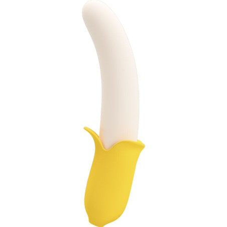 PRETTY LOVE - BANANA GEEK SUPER POWER 7 VIBRATIONS UPDOWN SILICONE BLACK