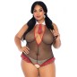LEG AVENUE - SCHULMDCHEN CROTHLESS FITNESS TEDDY PLUS GRÖSSE LEG AVENUE - SCHULMDCHEN CROTHLESS FITNESS TEDDY PLUS GRÖSSE