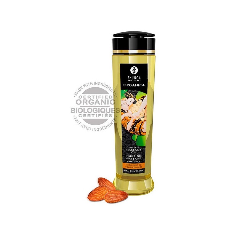 SHUNGA - OLIO DA MASSAGGIO ALLE MANDORLE BIOLOGICO 240 ML SHUNGA - OLIO DA MASSAGGIO ALLE MANDORLE BIOLOGICO 240 ML