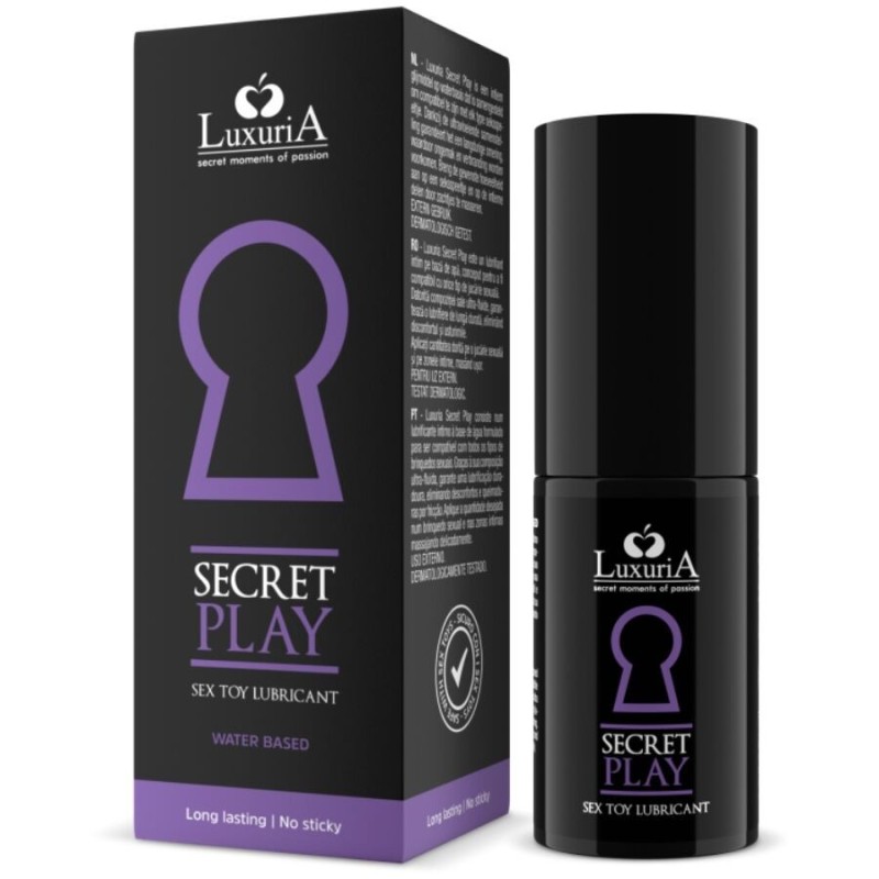 INTIMATELINE LUXURIA - LUBRIFIANT POUR JOUETS SEXUELS SECRET PLAY 30 ML INTIMATELINE LUXURIA - LUBRIFIANT POUR JOUETS SEXUELS SECRET PLAY 30 ML