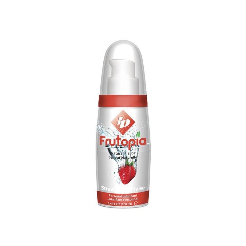ID FRUTOPIA - LUBRIFIANT FRAISE 100ML ID FRUTOPIA - LUBRIFIANT FRAISE 100ML