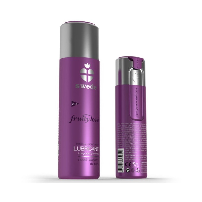 SWEDE - FRUITY LOVE LUBRICANT RASPBERRY RHUBARB 100 ML SWEDE - FRUITY LOVE LUBRICANT RASPBERRY RHUBARB 100 ML