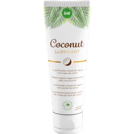 INTT - LUBRIFIANT VÉGÉTALIEN BASE D'EAU AU SAVEUR INTENSE DE NOIX DE COCO