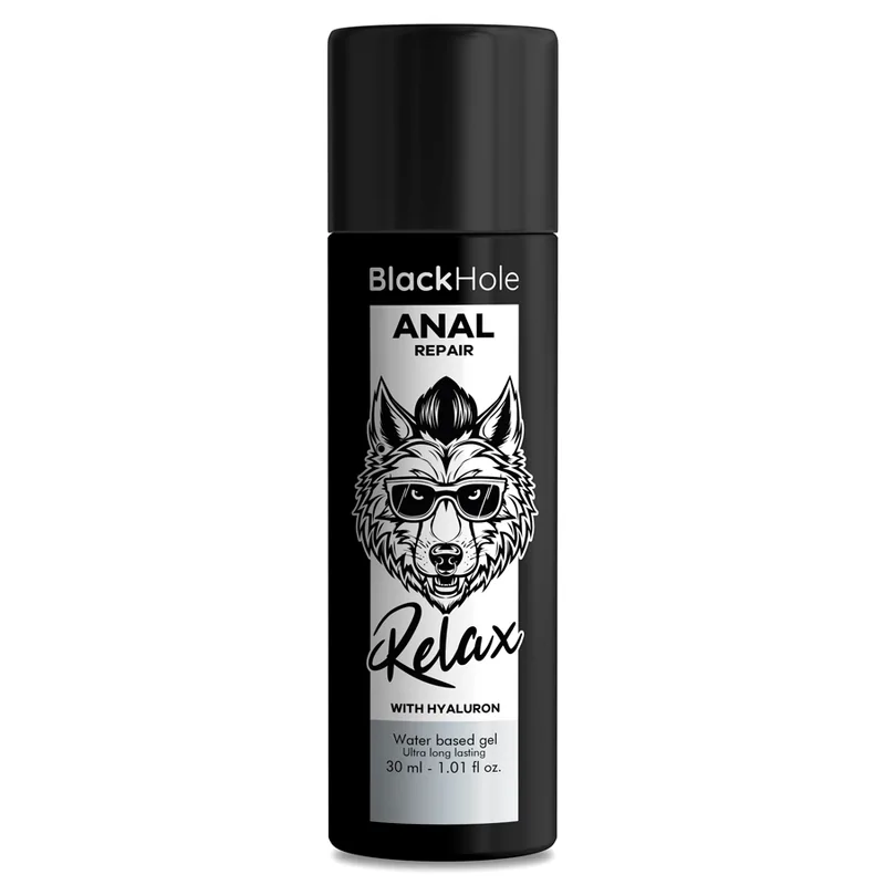 BLACK HOLE - RÉPARATION ANALE RELAX À BASE D'EAU AVEC HYALURON 30 ML BLACK HOLE - RÉPARATION ANALE RELAX À BASE D'EAU AVEC HYALURON 30 ML