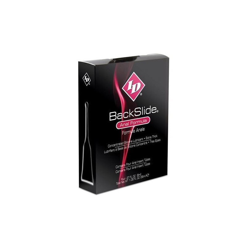 ID BACKSLIDE - INSERT ANAL 4 TUBES 8ML ID BACKSLIDE - INSERT ANAL 4 TUBES 8ML