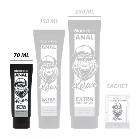 BLACK HOLE - GEL DILATANTE ANALE A BASE D'ACQUA 70 ML
