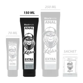 BLACK HOLE - GEL A BASE D'ACQUA DILATAZIONE ANALE 150 ML