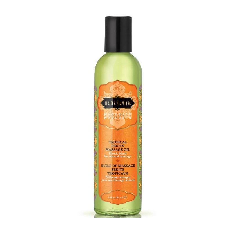 KAMASUTRA - NATURALS MASSAGEÖL TROPISCHE FRÜCHTE 236ML KAMASUTRA - NATURALS MASSAGEÖL TROPISCHE FRÜCHTE 236ML