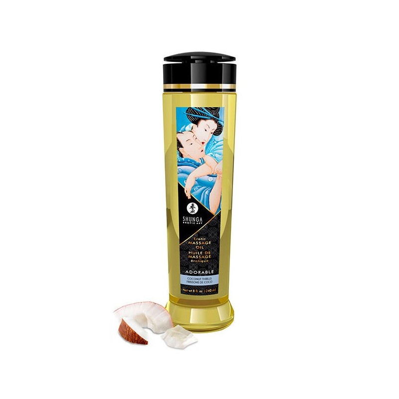 SHUNGA - ADORABLE HUILE DE MASSAGE ÉROTIQUE 240 ML SHUNGA - ADORABLE HUILE DE MASSAGE ÉROTIQUE 240 ML