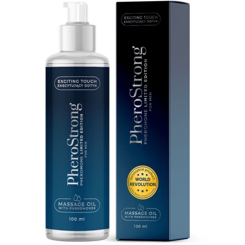 PHEROSTRONG - MASSAGE OIL LIMITED EDITION FOR MEN 100 ML PHEROSTRONG - MASSAGE OIL LIMITED EDITION FOR MEN 100 ML