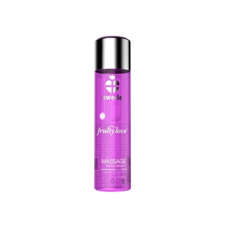 SWEDE - FRUITY LOVE EFFET RÉCHAUFFANT HUILE DE MASSAGE FRAMBOISE ROSE ET RHUBARBE 60 ML SWEDE - FRUITY LOVE EFFET RÉCHAUFFANT HUILE DE MASSAGE FRAMBOISE ROSE ET RHUBARBE 60 ML