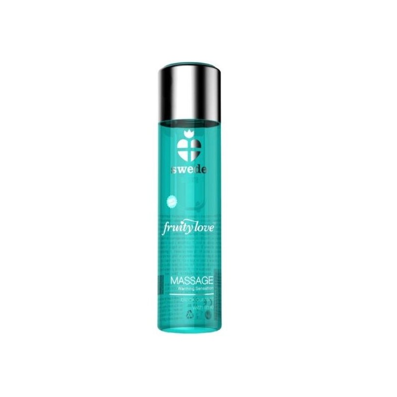 SWEDE - FRUITY LOVE MASSAGEÖL MIT WÄRMENDEM EFFEKT, SCHWARZE JOHANNISBEERE UND LIMETTE 60 ML SWEDE - FRUITY LOVE MASSAGEÖL MIT WÄRMENDEM EFFEKT, SCHWARZE JOHANNISBEERE UND LIMETTE 60 ML