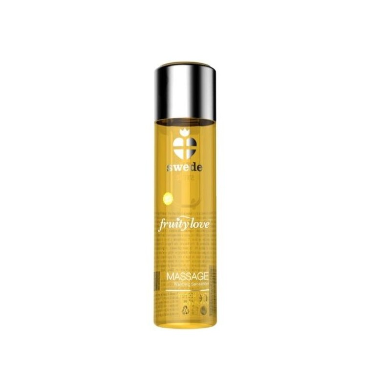 SWEDE - FRUITY LOVE EFFET RÉCHAUFFANT HUILE DE MASSAGE FRUITÉ TROPICALE AU MIEL 60 ML