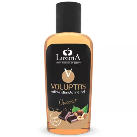 INTIMATELINE LUXURIA - VOLUPTAS GEL DA MASSAGGIO ALIMENTARE EFFETTO RISCALDANTE - CIOCCOLATO 100 ML