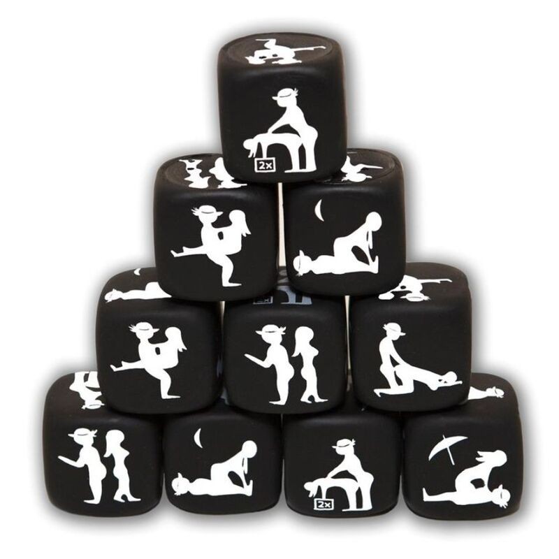 DIABLO PICANTE - JEU DE DÉS DE POSTURE NOIR DIABLO PICANTE - JEU DE DÉS DE POSTURE NOIR