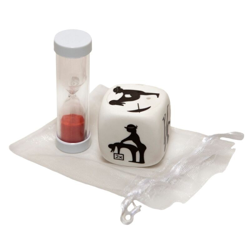 DIABLO PICANTE - JEU DE DÉS DE POSTURE AVEC SABLIER DIABLO PICANTE - JEU DE DÉS DE POSTURE AVEC SABLIER