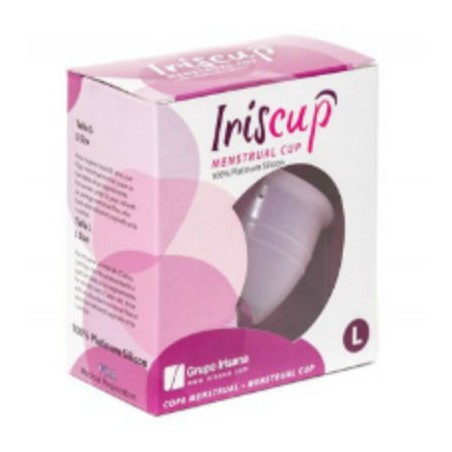 IRISCUP - LARGE PINK MONTH CUP + FREE STERILIZER BAG