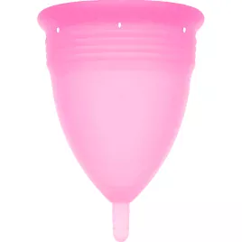 STERCUP - COUPE MENSTRUELLE EN SILICONE FDA ROSE - TAILLE L