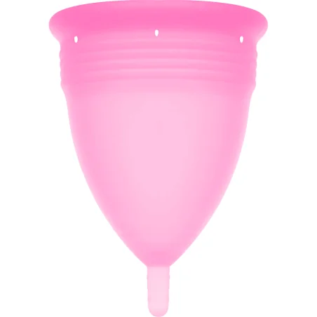 STERCUP - COUPE MENSTRUELLE EN SILICONE FDA ROSE - TAILLE L