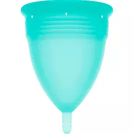 STERCUP - COUPE MENSTRUELLE EN SILICONE FDA AIGUE-MARINE - TAILLE L