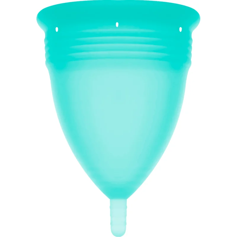 STERCUP - FDA SILICONE MENSTRUAL CUP AQUAMARINE - SIZE L