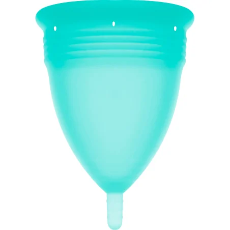 STERCUP - COPPA MESTRUALE IN SILICONE FDA ACQUAMARINA - TAGLIA L