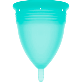 STERCUP - FDA SILIKON-MENSTRUALCUP AQUAMARIN - GRÖSSE S