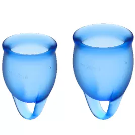 SATISFYER FEEL CONFIDENT MENSTRUAL CUP CLEAR 15+20ML