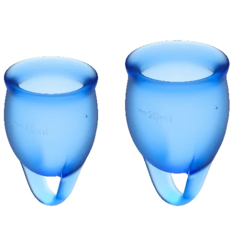 SATISFYER FEEL CONFIDENT MENSTRUAL CUP CLEAR 15+20ML