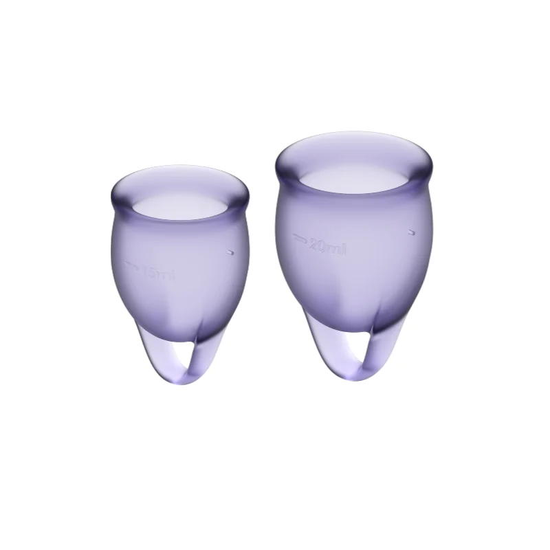SATISFYER - COUPE MENSTRUELLE FEEL CONFIDENT VIOLET 15 + 20 ML SATISFYER - COUPE MENSTRUELLE FEEL CONFIDENT VIOLET 15 + 20 ML