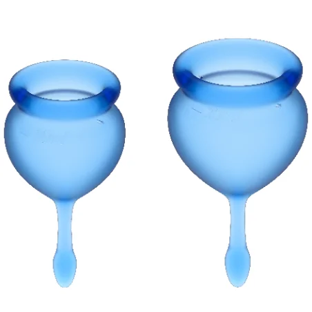 SATISFYER FEEL GOOD MENSTRUAL CUP DARK BLUE 15+20ML