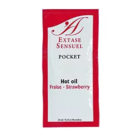 EXTASE SENSUAL - STRAWBERRY STIMULATING OIL 10 ML